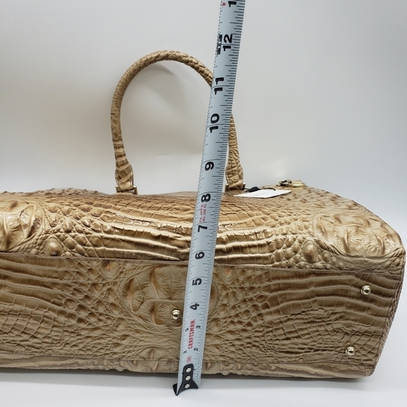 451- BRAHMIN BLAKE SATCHEL HANDBAG GENUINE LEATHER NWT - Picture 15 of 15